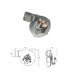 Estrattore fumi Fergas - Codice 261001 - Pressione generata 261 Pa - Portata 173 m³/h - Numero di giri 2590 RPM - Potenza 48 W - Poccaglio ø 80 mm