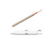 Candeletta lineare per stufe e caldaie a pellet – Codice ELT60032 – ø 12,5 mm – 400 Watt – Lunghezza cavi 500 mm – Lunghezza totale 185 mm