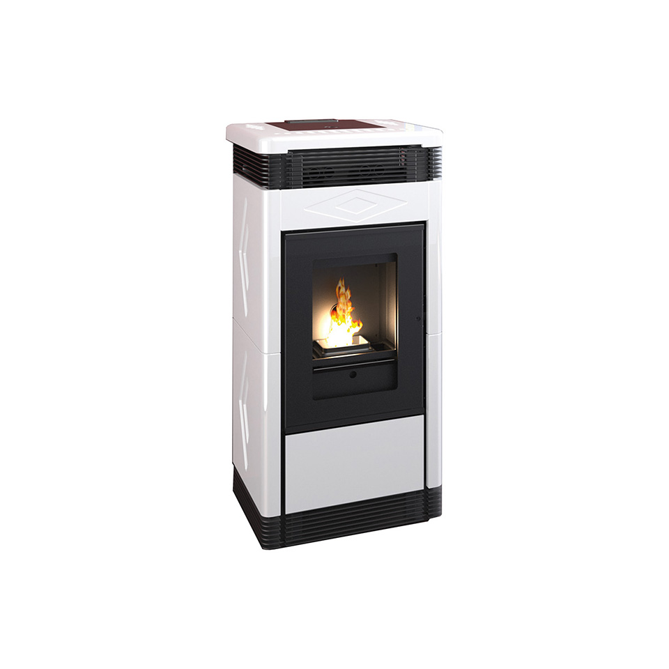 Poêle à granulés Julia 15 kW à évacuation canalisée 4 étoiles - poêle à granulés 4 étoiles - poêle à granulés 15 kW à évacuation canalisée