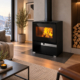 Stufa a legna lucie 13 kw 4 stelle - Stufa a legna 4 stelle - Stufa a legna 13 kW